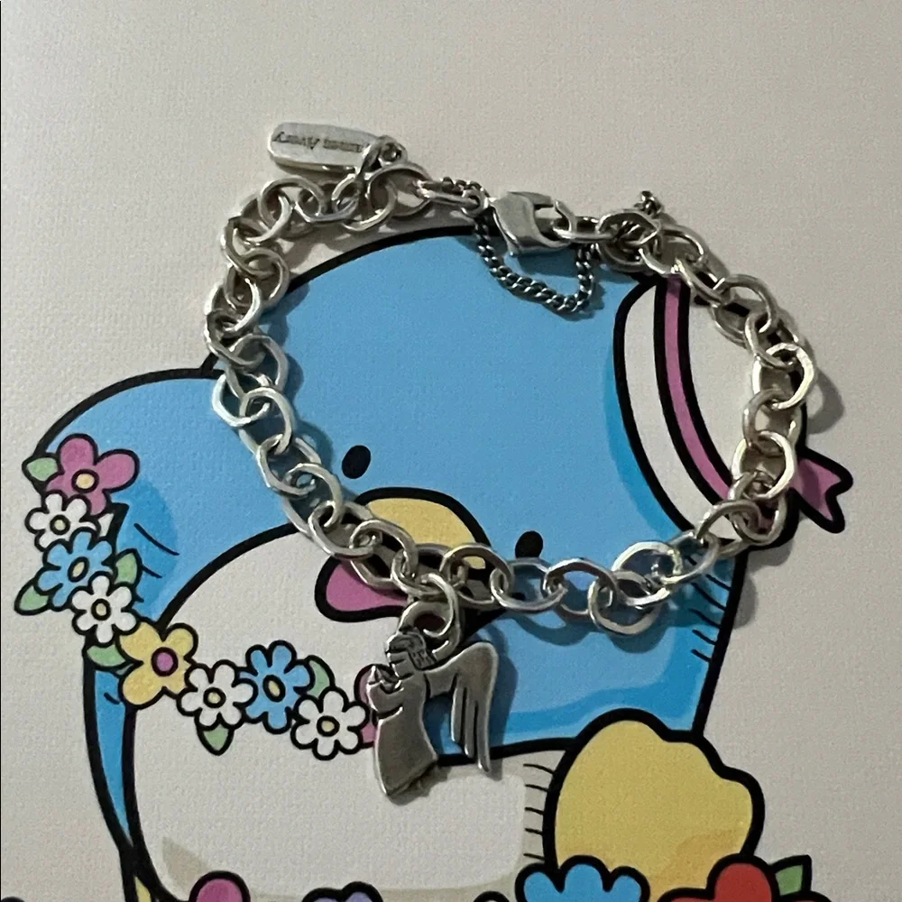 James Avery Medium Silver Bracelet With Angel Charm - Picture 6 of 6